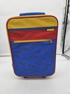Concourse Childrens Rolling Luggage Kids Red/Yellow/Blue W/Adjustable Handle
